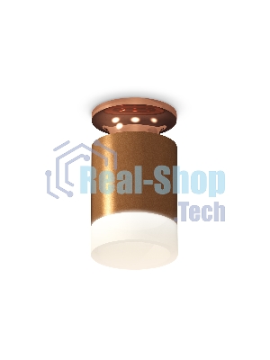 Светильник Ambrella Light XS6304153 SCF/PPG/FR кофе песок/золото розовое полированное/белый матовый MR16 GU5.3
