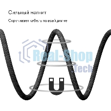 Кабель Magssory CBL001 USB Type-C (m)-USB Type-C (m) 1.2м черный коробка (упак.:1шт)