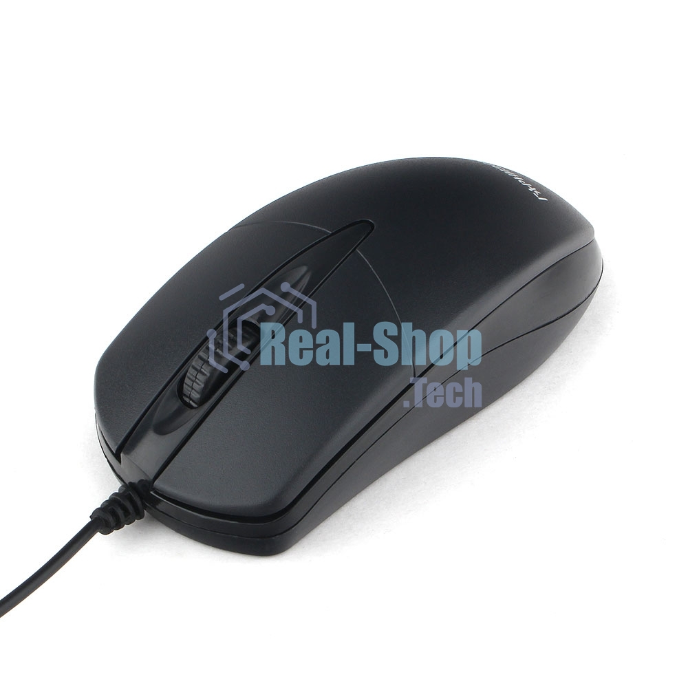 Мышь проводная Гарнизон GM-220XL черный, 1000 dpi, USB, кнопки - 3