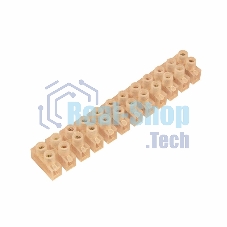 Клеммная колодка винтовая Rexant KВ-25 (10-25 мм²), ток 60 A, полиэтилен белый (ЗВИ)