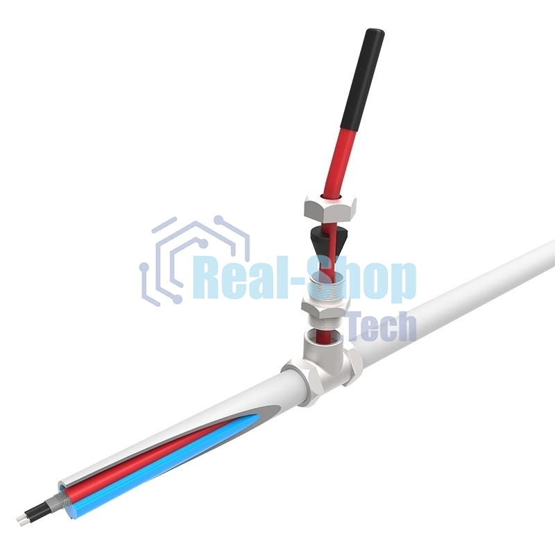 Греющий саморегулирующийся кабель Rexant (в трубу) 10HTM2-CT (15м/150Вт)