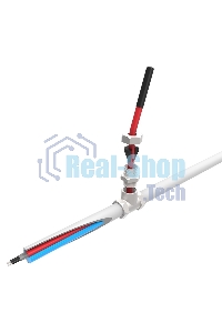 Греющий саморегулирующийся кабель Rexant (в трубу) 10HTM2-CT (15м/150Вт)