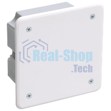 Коробка распаячная СП 92х92х45 IP20 КМ41001 (с саморезами с крышкой) ИЭК UKT11-092-092-040