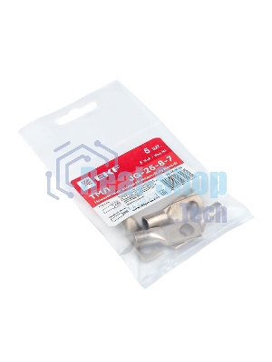 Наконечник силовой медный луженый JG-25-8-7 (ТМЛ) (уп.5шт) EKF jg-25-8-7r