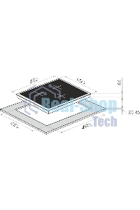 Варочная электрическая панель Maunfeld EVCE.453.D-BK
