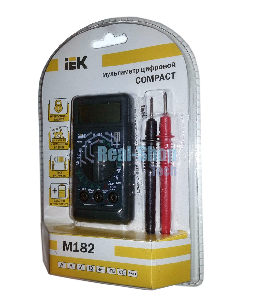 Мультиметр IEK Compact M182цифровой