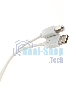 Кабель AM/BM USB2.0 3м Telecom USB 2.0 A-->B 3.0m, белый/серый, TC6900-3.0M