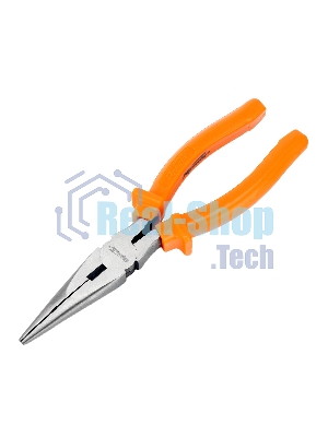 Длинногубцы Sparta Classic, 200 мм, прямые шлифованные, пластмассовые рукоятки