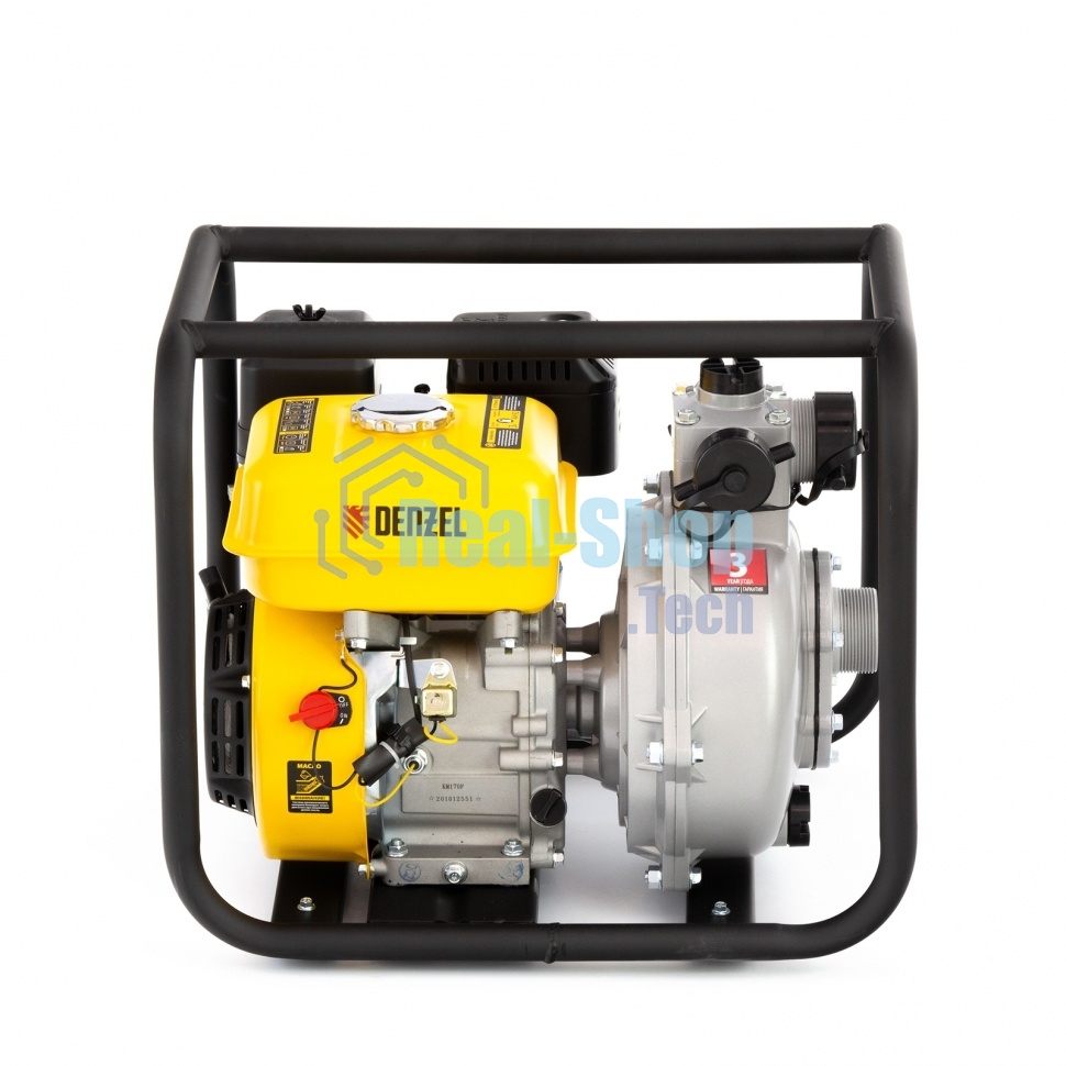 Мотопомпа бензиновая высоконапорная Denzel PX-50H 7 л.с., 2