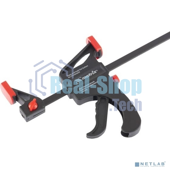 Струбцина Matrix универсальная F-образная 150х265х45мм пластмассовый корпус