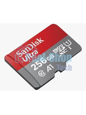 Флеш карта microSD 256Gb SanDisk microSDXC Class 10 Ultra UHS-I U1 A1 120Mb/s