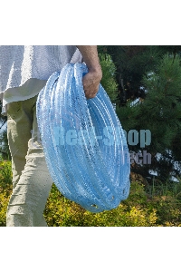 Шланг поливочный Palisad прозрачный армированный 3-х слойный, 3/4