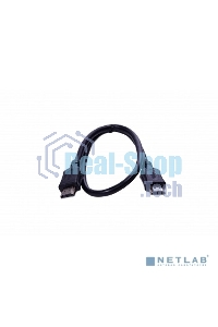 Кабель HDMI CP-HM-HM-1.8M Wize, 1.8 м, v.2.0, K-Lock, soft cable, 19M/19M, позол.разъемы, экран, темно-серый, пакет