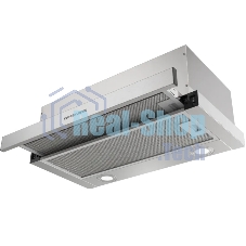 Встраиваемая вытяжка Kuppersberg SLIMDUAL 60 W, телескопическая, 60 см, High-Tech, макс. Производительность 750 м3/ч, 2 скорости, механическое управление, светодиодное освещение, уровень шума 51 дБ, нержавеющая сталь