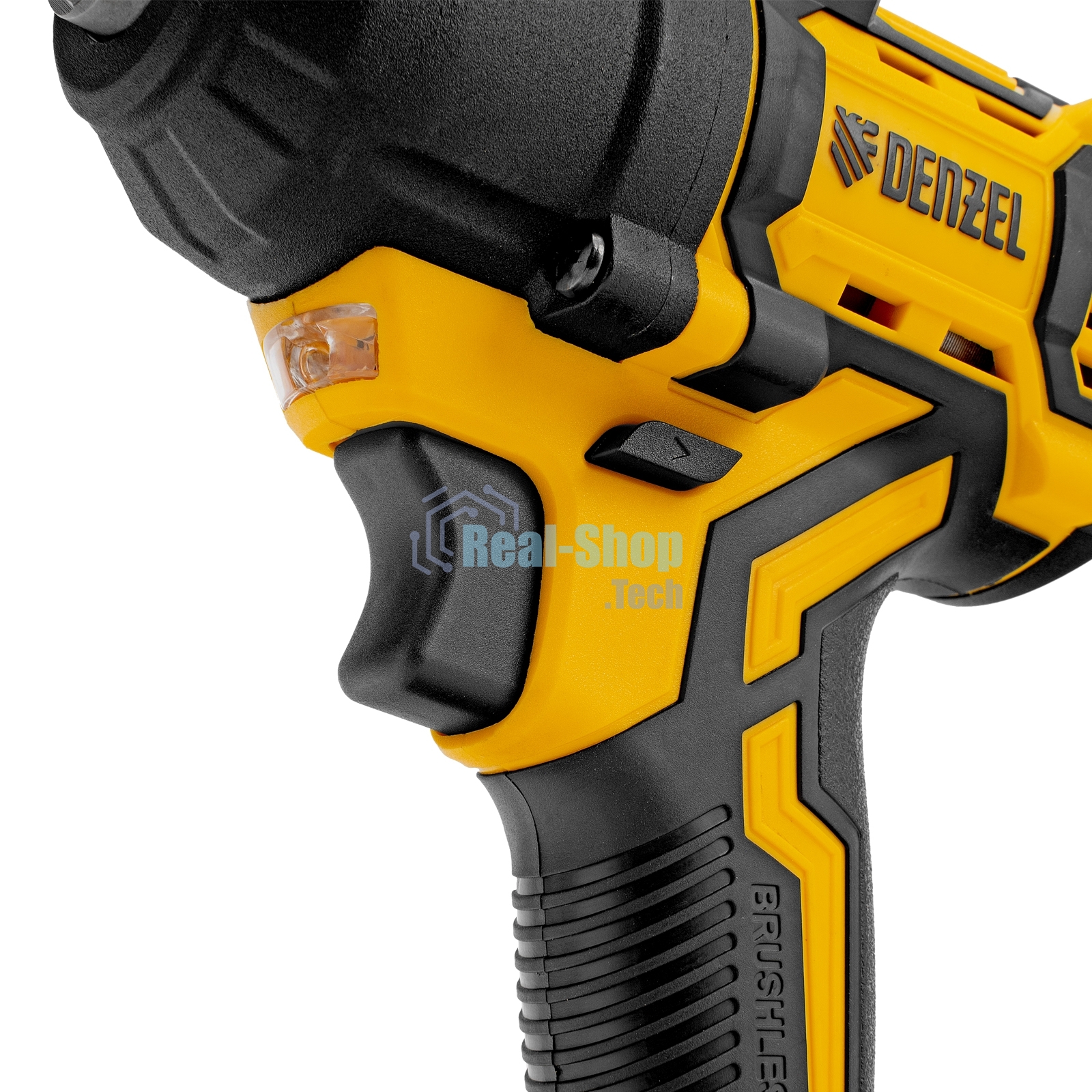 Гайковерт ударный аккумуляторный бесщет. Denzel CIWH-BL-20-500, Li-Ion, 20 В