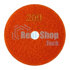 Круг алмазный KRANZ гибкий шлифовальный Черепашка 125 мм, P200, сухое/мокрое шлифование