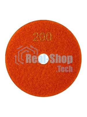 Круг алмазный KRANZ гибкий шлифовальный Черепашка 125 мм, P200, сухое/мокрое шлифование