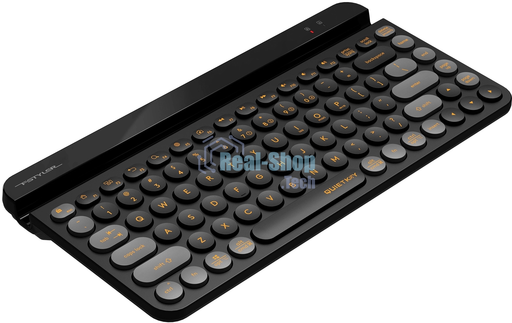 Клавиатура беспроводная A4Tech Fstyler FBK30 черный/серый USB BT/Radio slim Multimedia