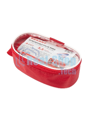 Трос буксировочный Rexant 3.5 т, 5 м, с двумя крюками, в чехле