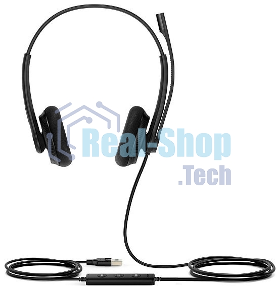 Гарнитура проводная Yealink UH34 Lite Dual UC