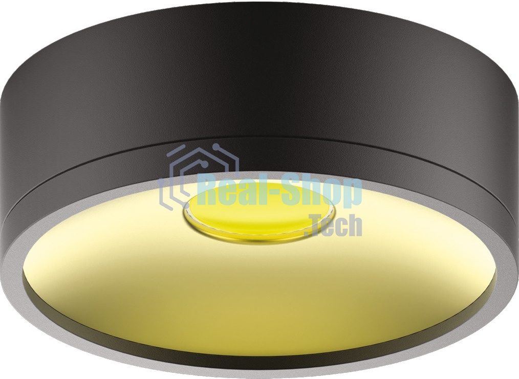 Светильник Gauss Overhead HD040 потолоч. 4000K цв.св.:белый серебристый/золотистый