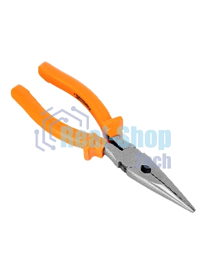 Длинногубцы Sparta Classic, 200 мм, прямые шлифованные, пластмассовые рукоятки