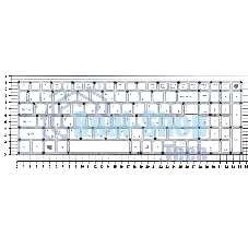 Клавиатура для ноутбука Acer Aspire E5-573/Nitro VN7-572G VN7-592G белая