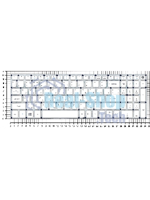 Клавиатура для ноутбука Acer Aspire E5-573/Nitro VN7-572G VN7-592G белая