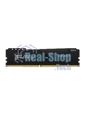 Оперативная память Kingston Fury Beast, DDR4, 16GB (1x16GB), 3600MHz, CL18, DIMM, с радиатором, черный