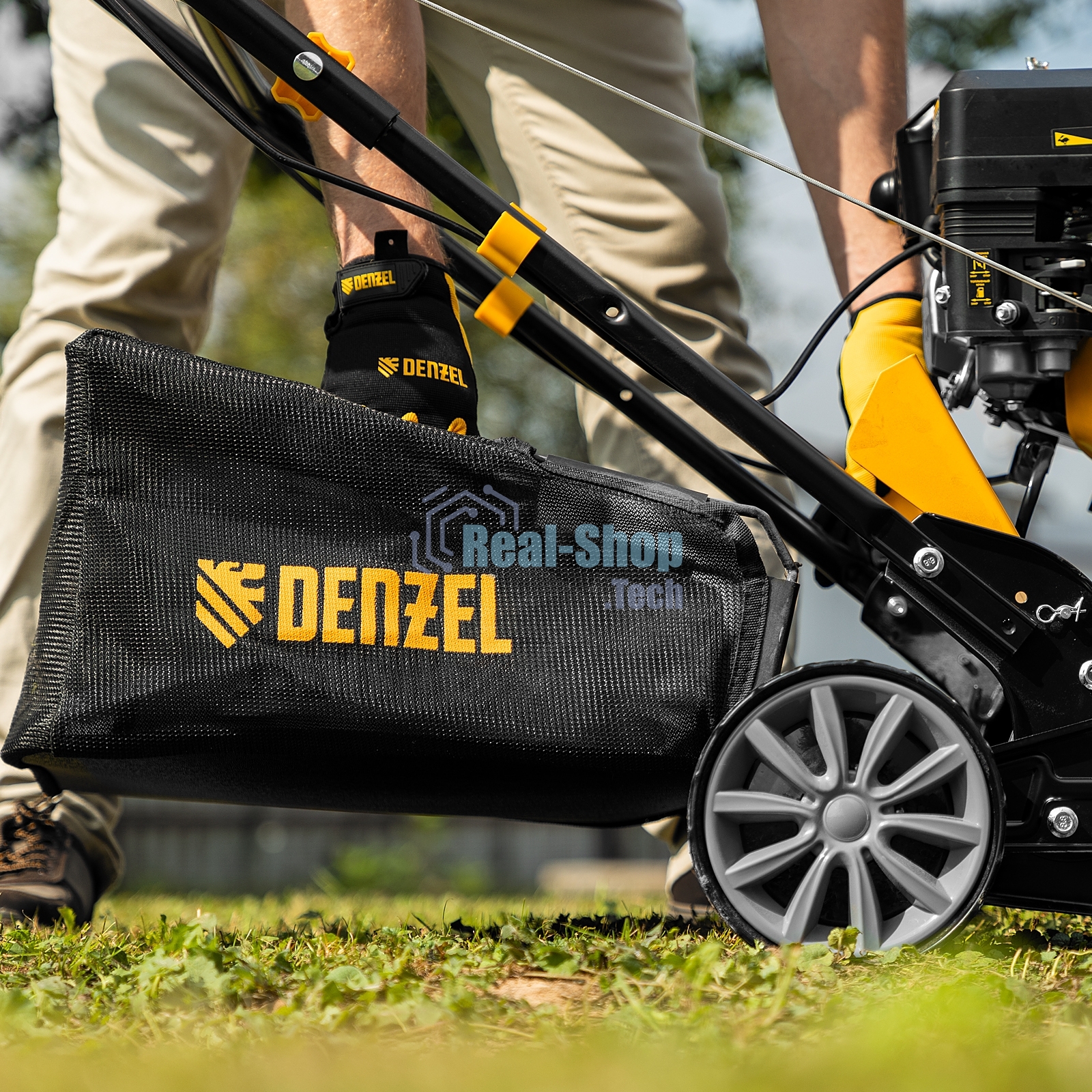 Скарификатор-аэратор бензиновый Denzel SAG-400, 212 см3, -15/+10 мм, 40 см