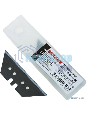 Трапециевидные лезвия Rexant 19 мм 10 шт.