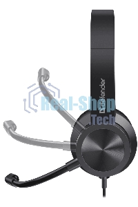 Гарнитура проводная Defender Tune 150 (черная, провод 1.8 м)