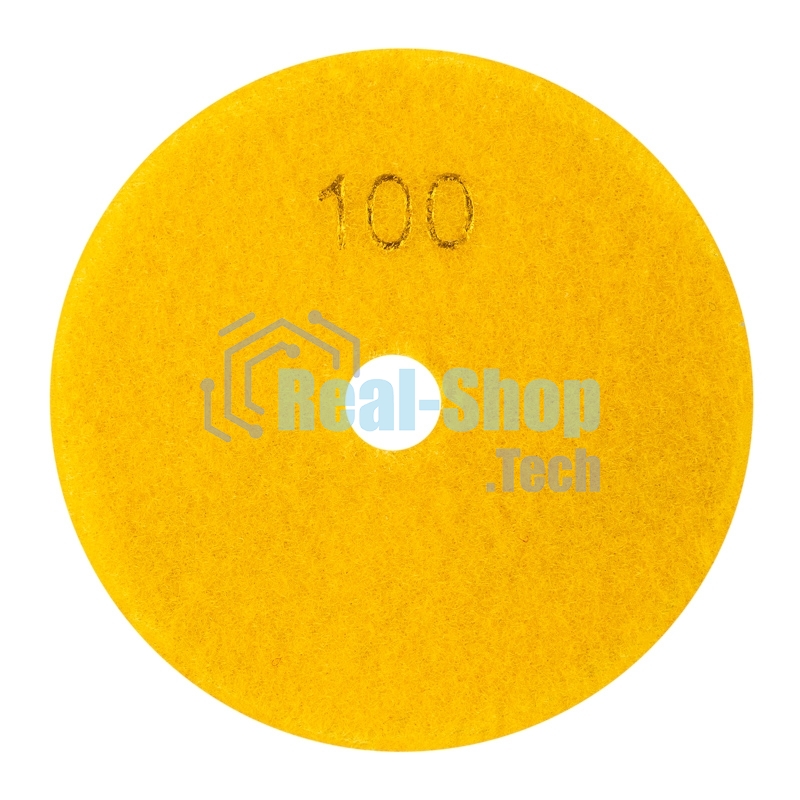 Круг алмазный KRANZ гибкий шлифовальный Черепашка 125 мм, P100, сухое/мокрое шлифование