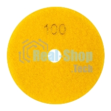 Круг алмазный KRANZ гибкий шлифовальный Черепашка 125 мм, P100, сухое/мокрое шлифование