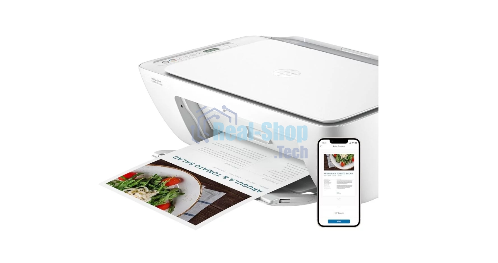 МФУ струйное HP DeskJet Ink Advantage 2875 (60K47C), A4, цветной, печ. 7.5 стр/мин. (ч/б) 5.5 стр/мин. (цвет), 1200x1200 dpi, USB, Wi-Fi