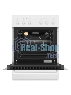 Плита электрическая Maunfeld MEC65CW07 белый, конфорок 4 шт, духовка 60 л, 60 см x 85 см x 60 см