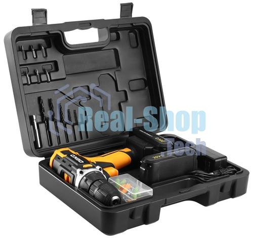Дрель-шуруповерт Deko Banger 20V ONE+, 20 В, 1,5 Ач, 42 Нм, щеточный
