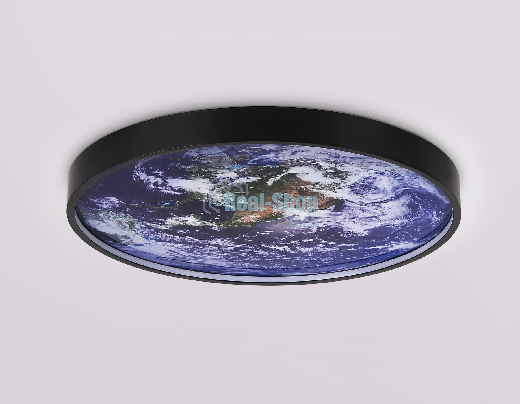 Настенно-потолочный светодиодный светильник Ambrella light FW11132 BK черный 18W LED 3000-6400K D300*38