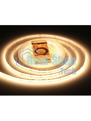 Светодиодная лента Ambrella light GS4651 COB 320Led/ 10W m/ 24V IP20 3000K/ 5000*8*1.54mm (2 конт.)