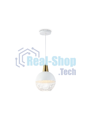 Светильник Ambrella light TR8502 WH/CP белый/медь E27 max 60W D200*1000