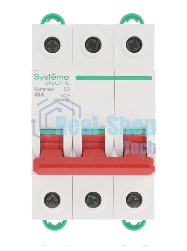 Выключатель нагрузки 3П 40A 400В Systeme9 Systeme Electric (кратно 1)