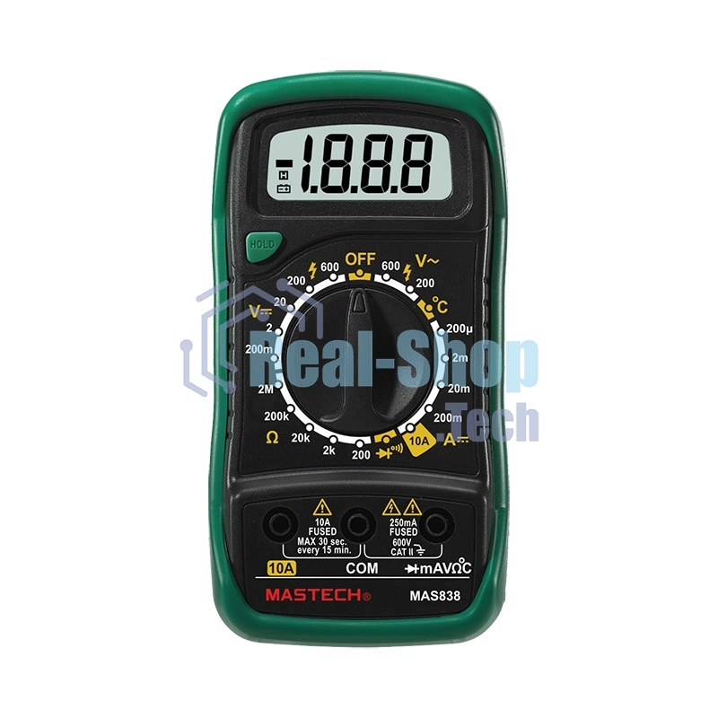 Мультиметр портативный Mastech MAS838, ручной 13-2008