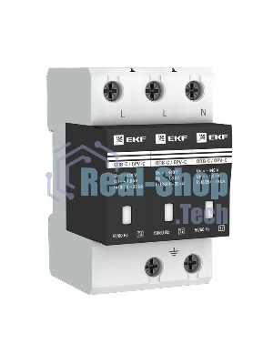 Ограничитель перенапряжения имп. ОПВ-C/3P 20кА 400В EKF opv-c3