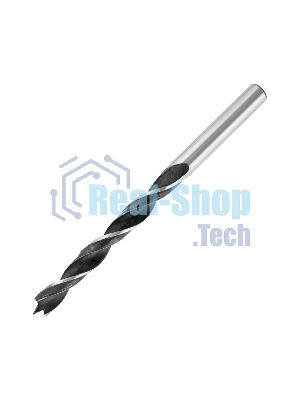 Сверло по дереву Kranz 7х105 мм, цилиндрический хвостовик