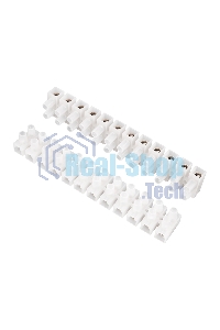 Клеммная винтовая колодка Rexant KВ-35 10-35, ток 80 A, полиэтилен белый (10 шт./уп.)