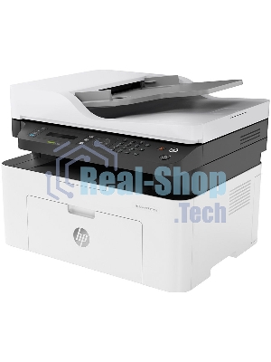МФУ лазерное HP Laser MFP 137fnw (4ZB84A), A4, ч/б, печ. до 20 стр/мин., скан. до 15 стр/мин. (ч/б) 6 стр/мин. (цвет), 1200 x 1200 dpi (печать) 600x600dpi (скан.), USB, RJ-45, Wi-Fi, Air Print, Mopria