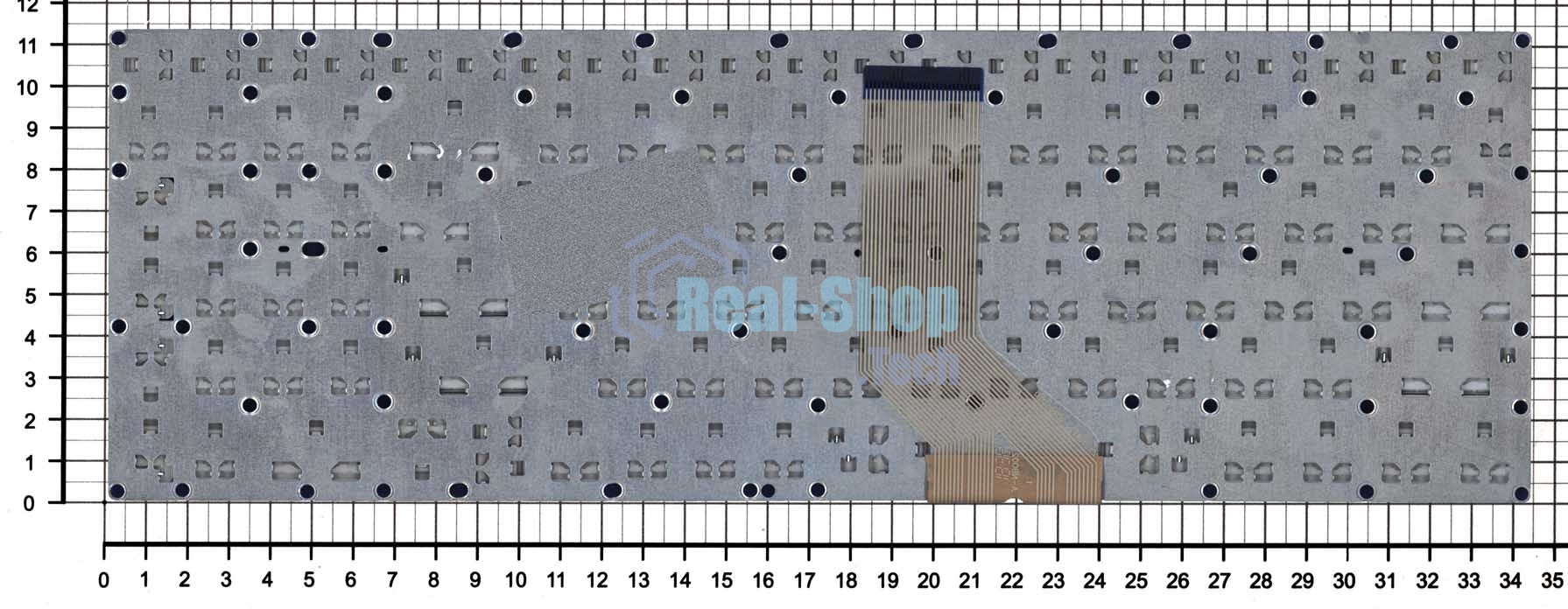 Клавиатура для ноутбука Acer Aspire E5-573/Nitro VN7-572G VN7-592G белая