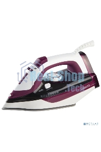 Утюг Galaxy Line GL 6108, бордовый с белым, паровой, 2400 Вт, постоянный пар 50 г/мин, паровой удар 230 г/мин, функции: автоотключение, самоочистка, антикапля, антинакипь, вертикальное отпаривание, индикатор автоотключения, индикатор нагрева, функция увла
