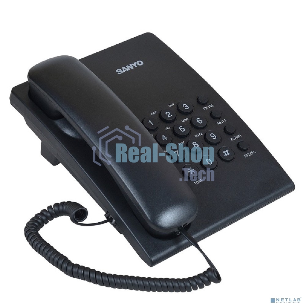 Телефон проводной SANYO RA-S204B черный