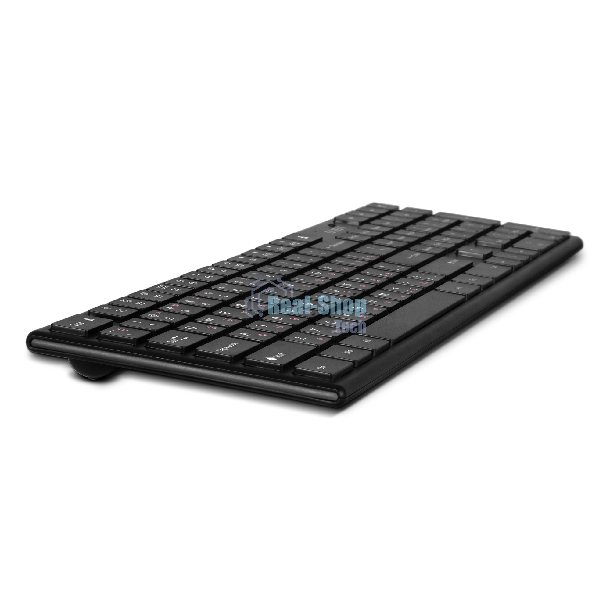 Комплект беспроводной Sven ножничная клавиатура + мышь KB-C2550W черный (109 кл.,12Fn, 1000DPI, 2+1 кл.)